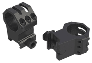 Weaver Six Hole Picatinny 1in Scope Rings with XX high height feature an aluminum design